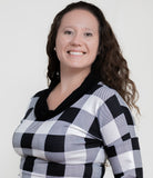 Ivory and Black Buffalo Plaid Dolman Sleeve Shirt