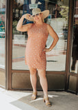 Tan Rib Knit Tank Dress