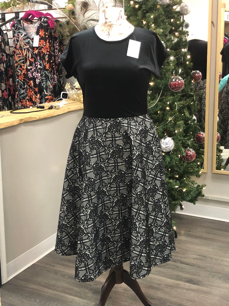 Black Top Faux Ivory Lace Skirt Dress Skirting the Rules Black Top Faux Ivory Lace Skirt Dress Skirting the Rules